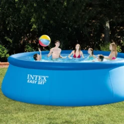Piscine Autoportée Intex Easy Set 4,57 X 1,22 M + Épurateur + Accessoires -Raviday Piscine 26168np kit piscine gonflable easy set 1