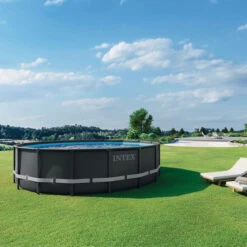 Raviday Piscine -Raviday Piscine 26326gn piscine tubulaire intex ultra xtr frame 4 88 1 22 m ambiance