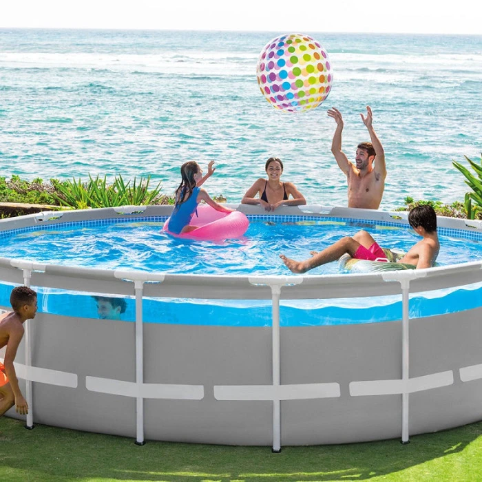 Piscine Tubulaire Ronde Intex Prism Frame Clearview 4,88 X 1,22 M 4 Piscine Tubulaire Ronde Intex Prism Frame Clearview 4,88 X 1,22 M – Image 4