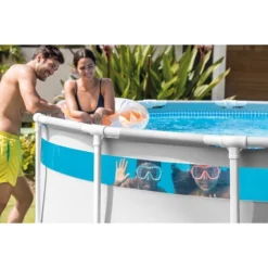 Piscine Tubulaire Ronde Intex Prism Frame Clearview 4,88 X 1,22 M 13 Piscine Tubulaire Ronde Intex Prism Frame Clearview 4,88 X 1,22 M -Raviday Piscine 26730np ambiance min