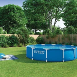 Piscine Tubulaire Intex Metal Frame 3,66 X 0,76 M + épurateur 1,7 M³/h -Raviday Piscine 28212np piscine metalframe pool 3 66 x 0 76 ambiance