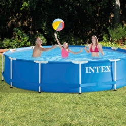 Piscine Tubulaire Intex Metal Frame 3,66 X 0,76 M + épurateur 1,7 M³/h -Raviday Piscine 28212np piscine metalframe pool 3 66 x 0 76 ambiance jeux