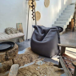 Pouf Géant Extérieur Flottant Colorfun - Gris Flipper -Raviday Piscine 3700301149824 poolbag lagos 130x170cm gris flipper 6