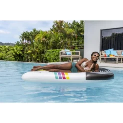 Matelas Gonflable De Piscine Bestway Disco -Raviday Piscine 43837 matelas gonflable piscine bestway lp lounger ambiance 2