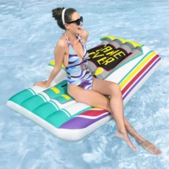 Matelas Gonflable De Piscine Bestway Aqua Arcade -Raviday Piscine 43851 matelas gonflable piscine bestway aqua arcade ambiance
