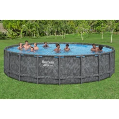 Piscine Tubulaire Ronde Bestway APX 365 6,10 X 1,32 M + Filtration + Accessoires 8 Piscine Tubulaire Ronde Bestway APX 365 6,10 X 1,32 M + Filtration + Accessoires -Raviday Piscine 561ke piscine tubulaire ronde bestway apx 365 610 132 ambiance