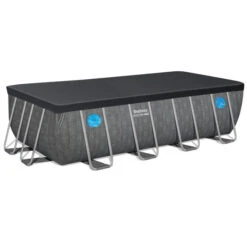 Piscine Tubulaire Rectangulaire Bestway Steel Pro Max Splashview 4,88 X 2,44 X 1,22 M + Filtration + Accessoires -Raviday Piscine 561mb piscine tubulaire rectangulaire bestway steel pro max splashview 488 244 122 couverture