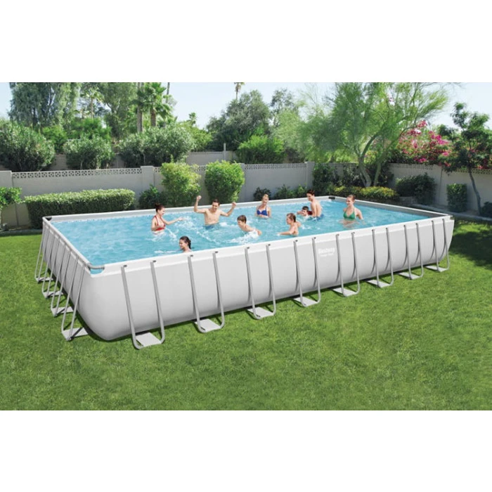 Piscine Tubulaire Rectangulaire Bestway Power Steel™ 9,56 X 4,88 X 1,32 M 4 Piscine Tubulaire Rectangulaire Bestway Power Steel™ 9,56 X 4,88 X 1,32 M – Image 4