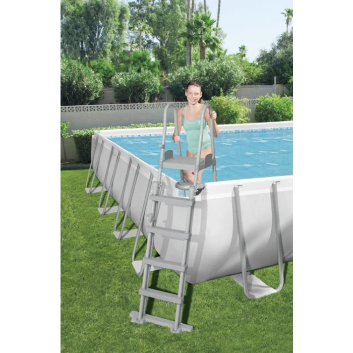 Piscine Tubulaire Rectangulaire Bestway Power Steel™ 9,56 X 4,88 X 1,32 M 5 Piscine Tubulaire Rectangulaire Bestway Power Steel™ 9,56 X 4,88 X 1,32 M – Image 5