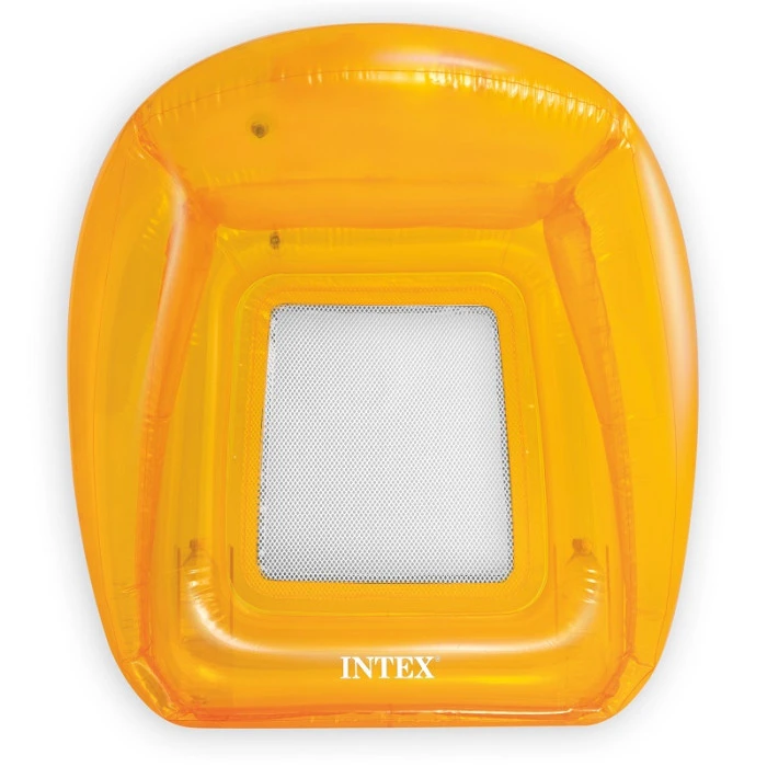 Fauteuil Gonflable Candy Maille Intex - Orange 1 Fauteuil Gonflable Candy Maille Intex - Orange