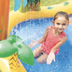 Aire De Jeux Gonflable Intex Jurassic / Dinosaure -Raviday Piscine 57444np aire de jeux gonflable jurassic 6