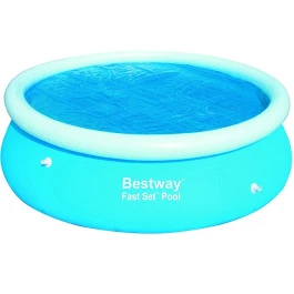 DESTOCKAGE - Bâche à Bulles Bestway Ronde 3,50 M Pour Piscine De 3,96 M 1 DESTOCKAGE - Bâche à Bulles Bestway Ronde 3,50 M Pour Piscine De 3,96 M