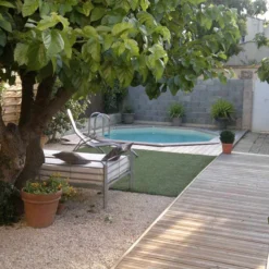 Piscine En Bois Octogonale Ubbink Océa 5,80 X 1,30 M - Liner Beige 10 Piscine En Bois Octogonale Ubbink Océa 5,80 X 1,30 M - Liner Beige -Raviday Piscine 7504510 piscine bois octogonale ubbink ocea 580 beige ambiance