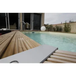 Piscine En Bois Octogonale Ubbink Océa 6,10 X 4,00 X 1,30 M - Liner Beige -Raviday Piscine 7504511 piscine bois octogonale ubbink ocea 400x610 beige ambiance 2