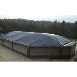 Coussin Gonflable FLOT'UP 11 M Pour Hivernage Piscine De 11,50 à 12,50 M -Raviday Piscine boudin gonflable flotup hivernage piscine ambiance 2 9