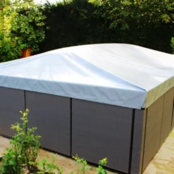 Coussin Gonflable FLOT'UP 10 M Pour Hivernage Piscine De 10,50 à 11,50 M -Raviday Piscine boudin gonflable flotup hivernage piscine ambiance 3 8