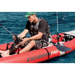 Kayak Gonflable Intex Excursion Pro - 1 Place -Raviday Piscine canoe gonflable excursion pro intex 68309