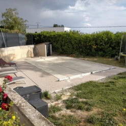 Couverture De Sécurité 4 Saisons Cov'Top - Piscine ≤ 2 X 4 M - Beige -Raviday Piscine covt20x04msd couverture 4 saisons cov top beige poolco 3