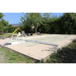 Couverture De Sécurité 4 Saisons Cov'Top - Piscine Entre 3 X 6 M Et 3,5 X 7 M - Beige