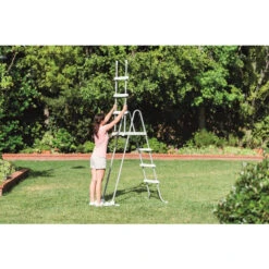 RECONDITIONNE - Échelle D'accès Piscine 1,22 M Intex -Raviday Piscine intex echelle acces piscine 122 cm 28073 1 1