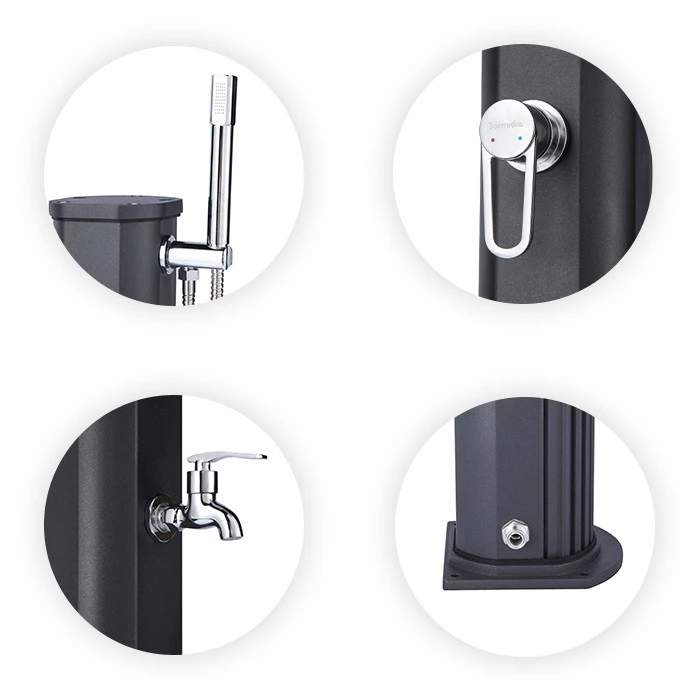 Douche Solaire Jolly Go 20L-Terracotta 2 Douche Solaire Jolly Go 20L-Terracotta – Image 2