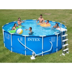 Raviday Piscine -Raviday Piscine kit piscine intex metal frame 457 122 28236fr