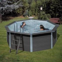 GRE Piscine Ronde Composite Gré Avantgarde - Ø 4,10 X 1,24 M 10 GRE Piscine Ronde Composite Gré Avantgarde - Ø 4,10 X 1,24 M -Raviday Piscine kpco41 piscine ronde composite gre diam 410 124 ambiance 2