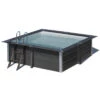 GRE Piscine Carrée Composite Gré Avantgarde - 3,26 X 3,26 X 0,96 M