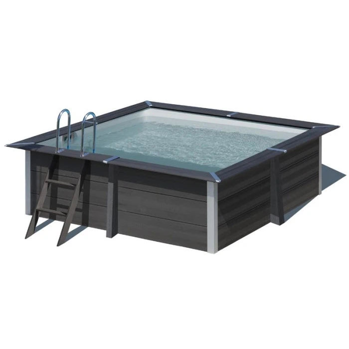 GRE Piscine Carrée Composite Gré Avantgarde - 3,26 X 3,26 X 0,96 M 1 GRE Piscine Carrée Composite Gré Avantgarde - 3,26 X 3,26 X 0,96 M