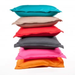 Pouf Géant Extérieur Flottant Colorfun - Orange Tropcial -Raviday Piscine mesh ensemble 2 2