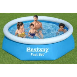 Piscine Autoportée Bestway Fast Set 2,44 X 0,61 M -Raviday Piscine piscine 244 61 fast set ambiance
