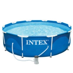 Piscine Tubulaire Intex Metal Frame 3,05 X 0,76 M + Épurateur 1 M³/h