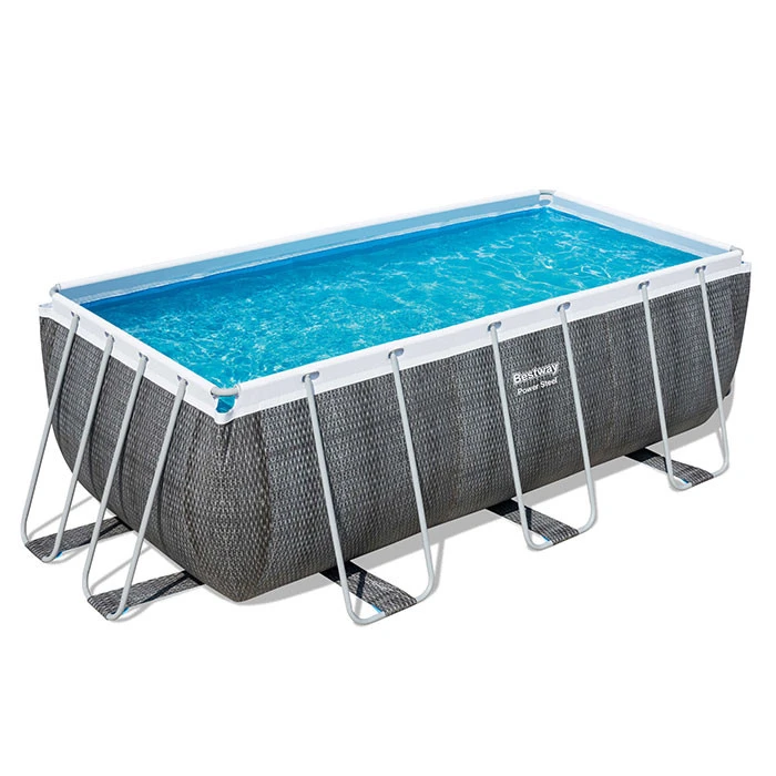 Piscine Tubulaire Rectangulaire Bestway Power Steel 4,12 X 2,01 X 1,22 Aspect Résine 1 Piscine Tubulaire Rectangulaire Bestway Power Steel 4,12 X 2,01 X 1,22 Aspect Résine