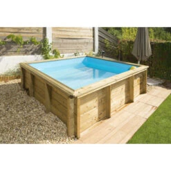 Piscinette Pistoche En Bois Pour Enfants 2 X 2 M -Raviday Piscine piscinette hors sol en bois pour enfants pistoche 2 x 2 m 6
