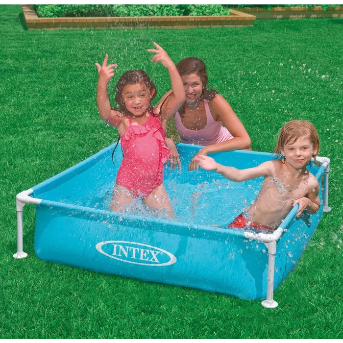 Piscinette Intex Metal Frame Junior Bleu 2 Piscinette Intex Metal Frame Junior Bleu – Image 2