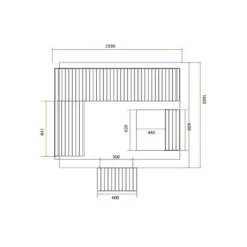 Sauna Traditionnel D'extérieur Holl's Gaïa Bella -Raviday Piscine sauna d exterieur gaia bella 4