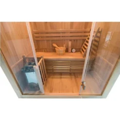 Sauna Traditionnel France Sauna SENSE - 3 Places -Raviday Piscine sn sense 3pk sauna vapeur france sauna sense 3places sol