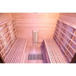 Sauna Infrarouge France Sauna SPECTRA - 4 Places -Raviday Piscine sn spectra05r sauna infrarouge france sauna spectra 4places interieur