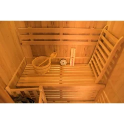 Sauna Traditionnel France Sauna ZEN - 2 Places -Raviday Piscine sn zen2pk sauna vapeur france sauna zen 2 places interieur
