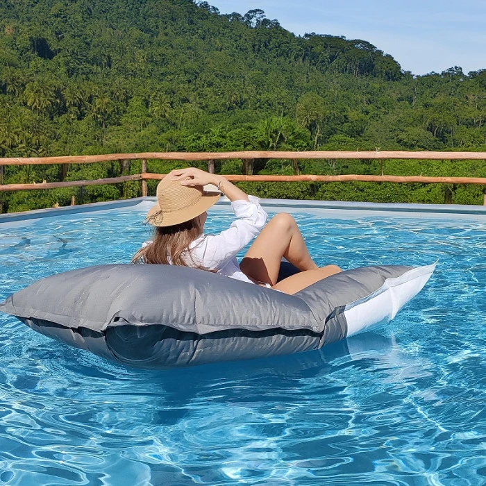 Pouf De Piscine Flottant Solar Xtrem - Gris 7 Pouf De Piscine Flottant Solar Xtrem - Gris – Image 7