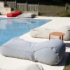 Pouf Bain De Soleil Extérieur Sun Lounger - Gris Anthracite